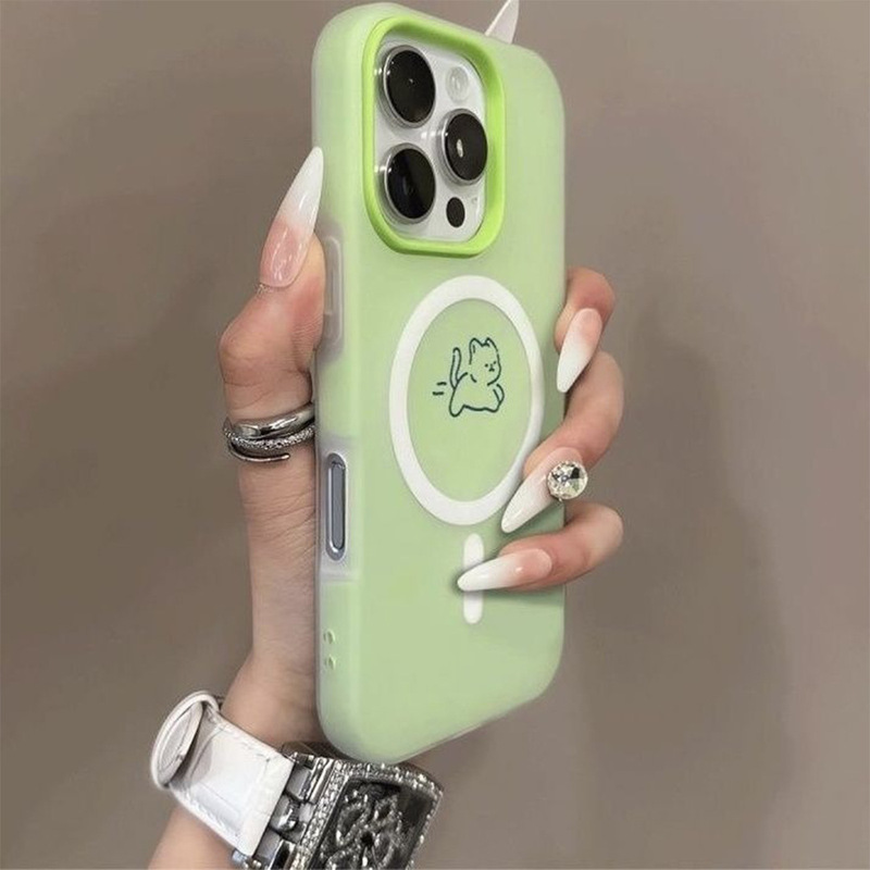 クロスボーダーゼリースリーインワン磁気携帯電話ケースアップルハイエンドカラーゼリーツーインワン携帯電話ケース磁気吸引|undefined