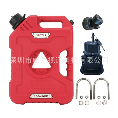 Fuel tank | Tank - 5-liters-red-bracket-lock-faucet