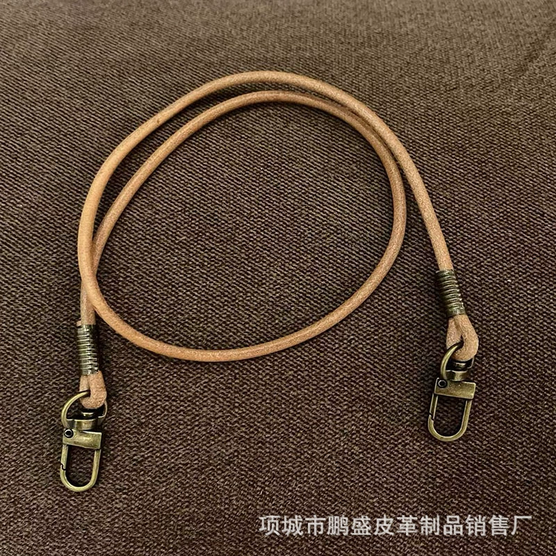 Кожаный кошелек ручной работы, ремешок для сумки, рюкзак, ручка, аксессуар к сумке, 4 мм