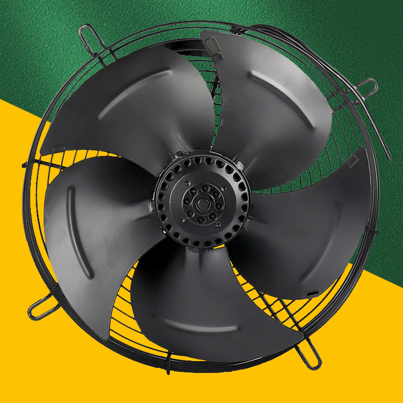 Ventilador de flujo axial rotor externo 380v silencioso gran volumen de aire refrigerador compresor de aire disipación de calor 220v ventilador de escape industrial