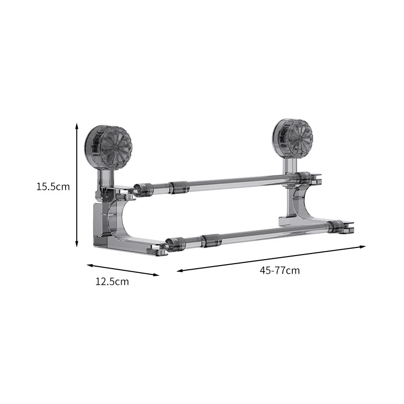 Bath towel, telescopic storage system, hanging rod, high-quality style