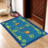 Кусок хрустального бархата в дверной подушке поглощение дверей.