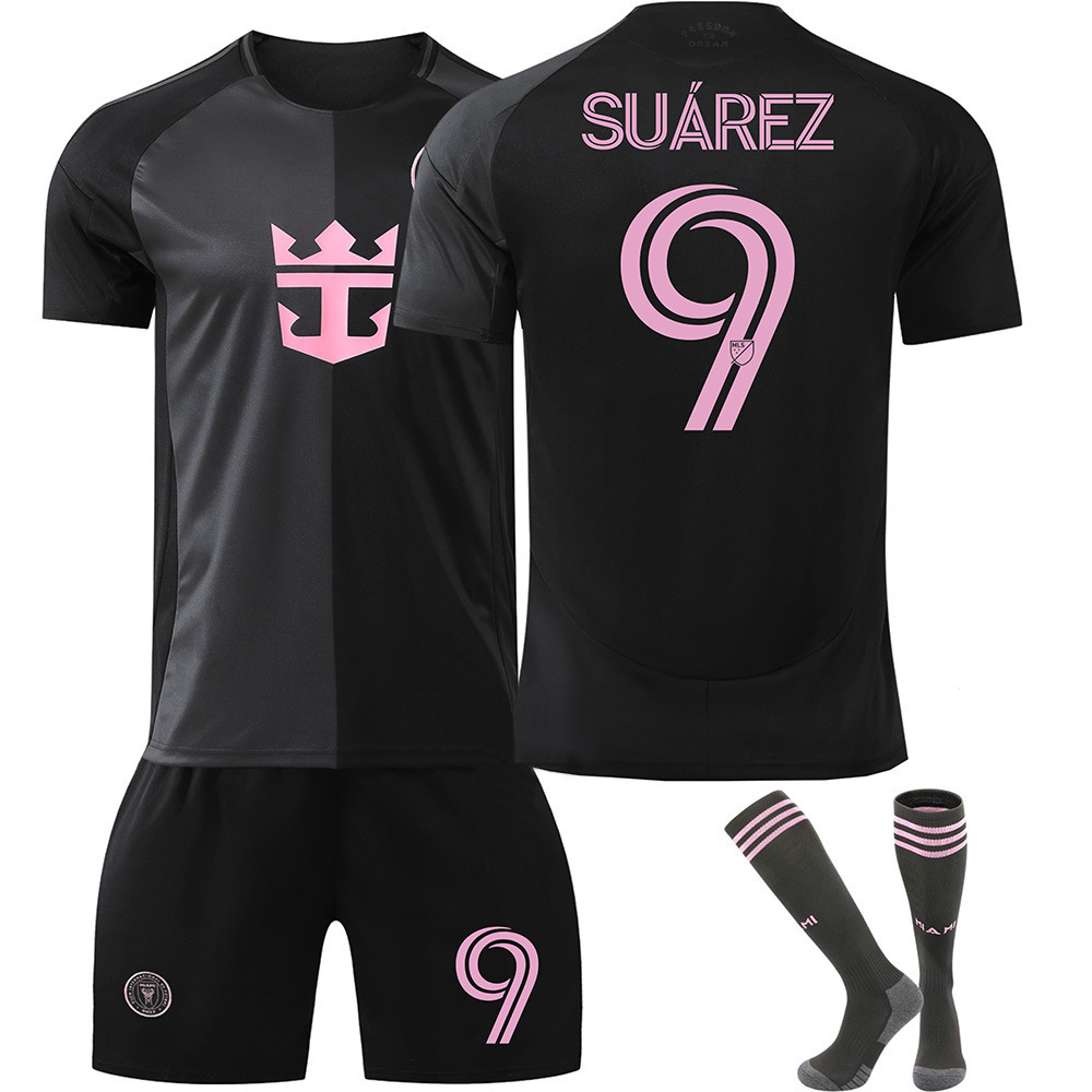 Conjunto de Uniforme de Fútbol, Camiseta de Miami Número 10 Messi, Camiseta de Beckham, Uniforme de Fútbol para la Copa Mundial 2026