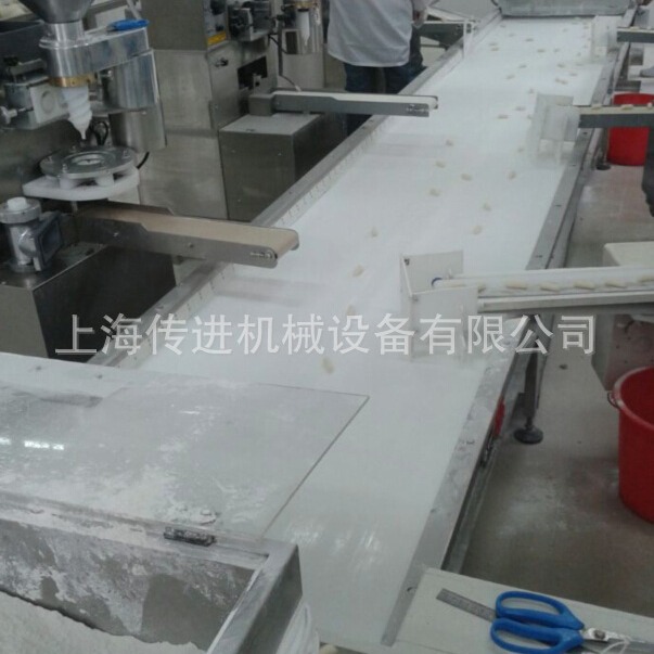 上海年糕厂专用食品皮带输送机 撒粉机 食品级非标输送机