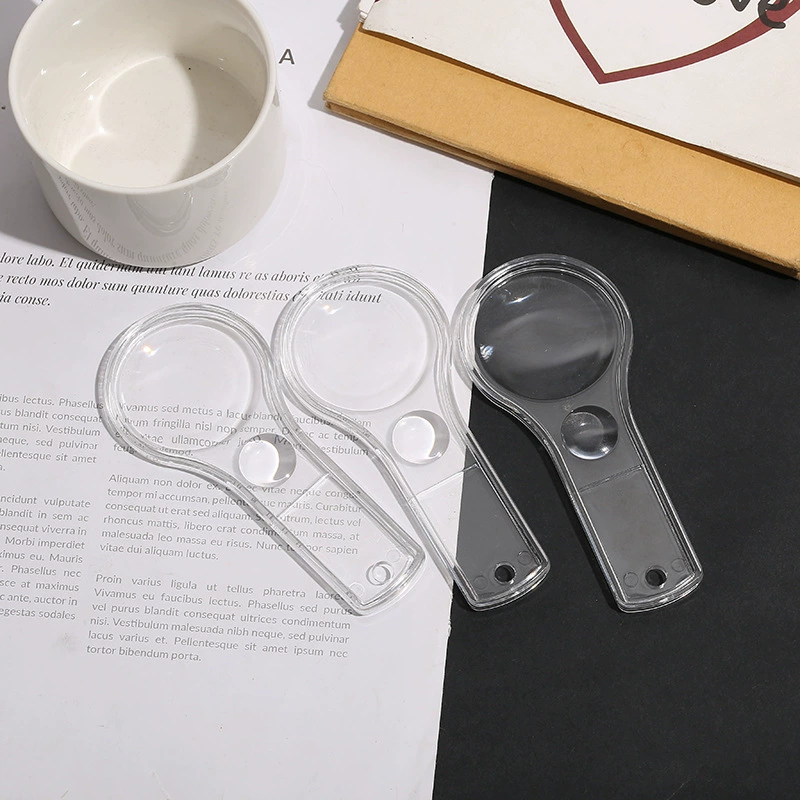 Производитель поставляет 50MM прозрачный двойной свет пластик 10 раз для чтения подарков