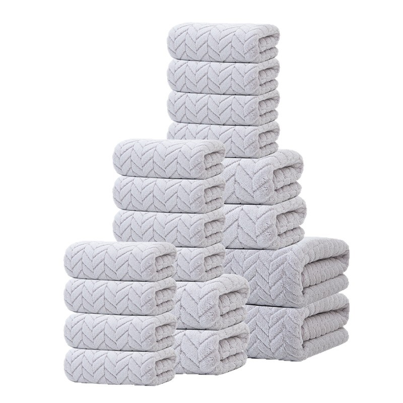 Sehr Saugfähiges Korallenvlies Badetuch Set Für Das Badezimmer_voghion.com