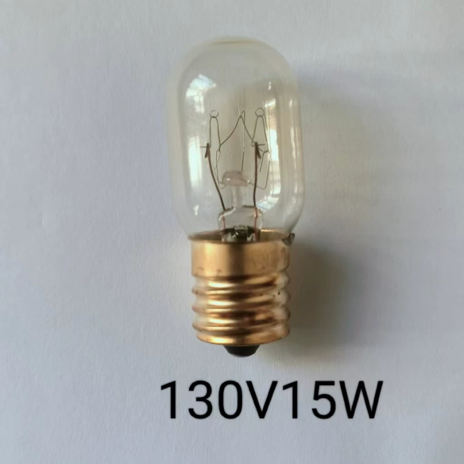 Лампа индикаторная T22 E17 медная желтая 130В 15Вт 25Вт