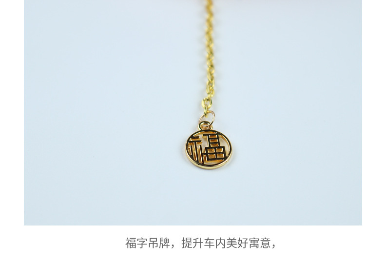 Full diamond handmade crystal car pendant creative luxury high-end rearview mirror car hanging chain decoration car interior goddess