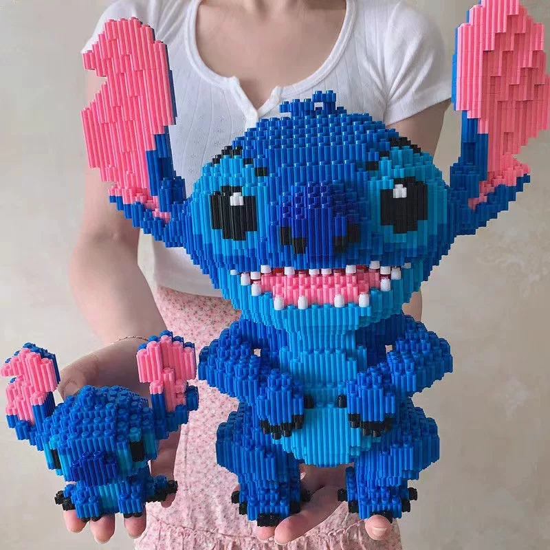 【Hot 5600PCS Stitch Building Blocks】Совместимы с Lego, детские образовательные наборы для сборки, подарок с мелкими частицами