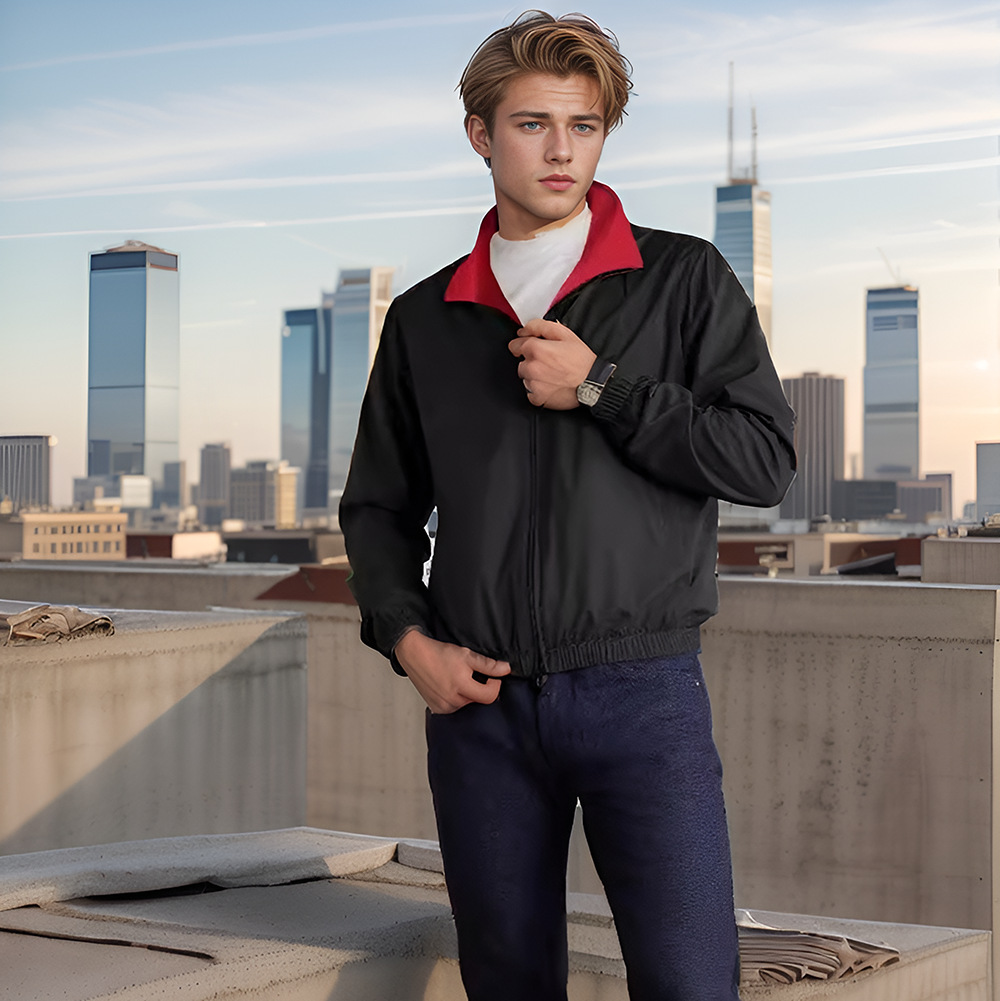 2024 Frühling und Herbst Neue Herrenmantelseite Tragbare doppelköpfige Reißverschlussjacke Sonnenschutzkleidung_voghion.com