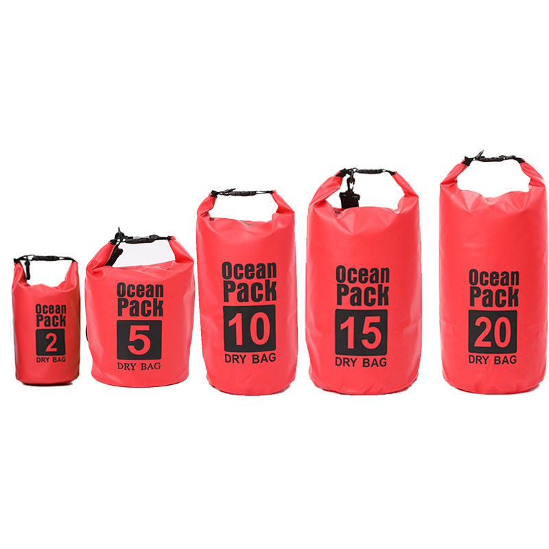 Fábrica personalizada camping al aire libre mochila impermeable teléfono móvil bolsa impermeable mochila de snorkel bolsa de cubo de buceo en la playa a la deriva