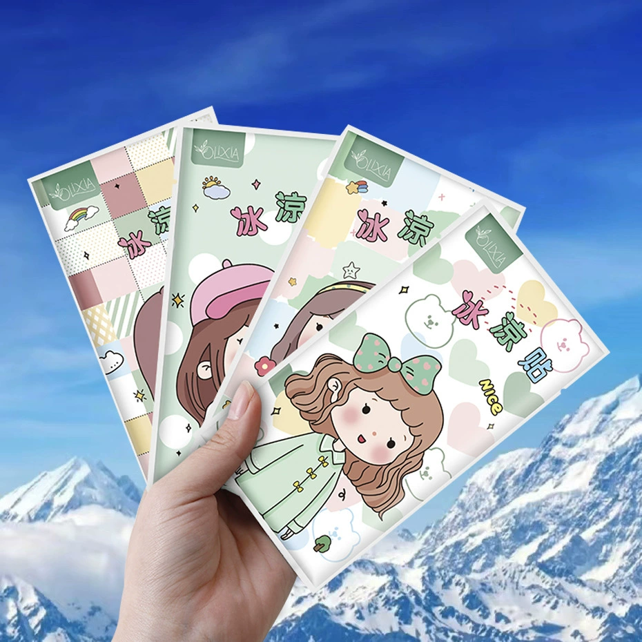 Cartoon cooling summer cool cooling patch for students, mobile phone