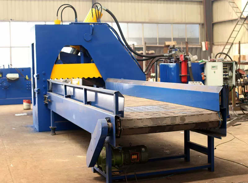 全自动废钢虎头剪切机大型废钢废铁铝板双龙门虎头剪切机