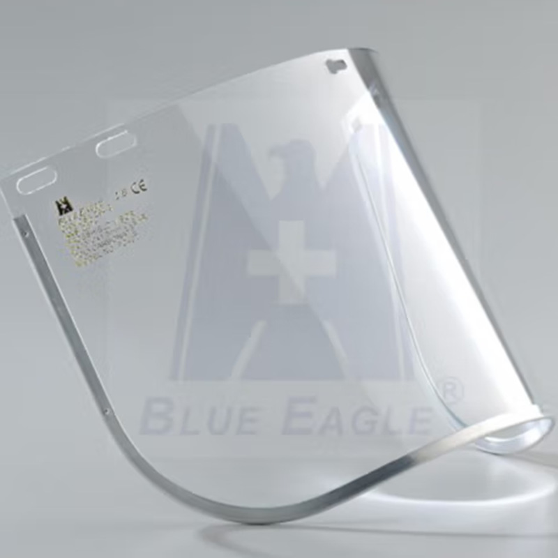蓝鹰FC48T铝包边防护面屏防飞溅防冲击1.5mm 1个