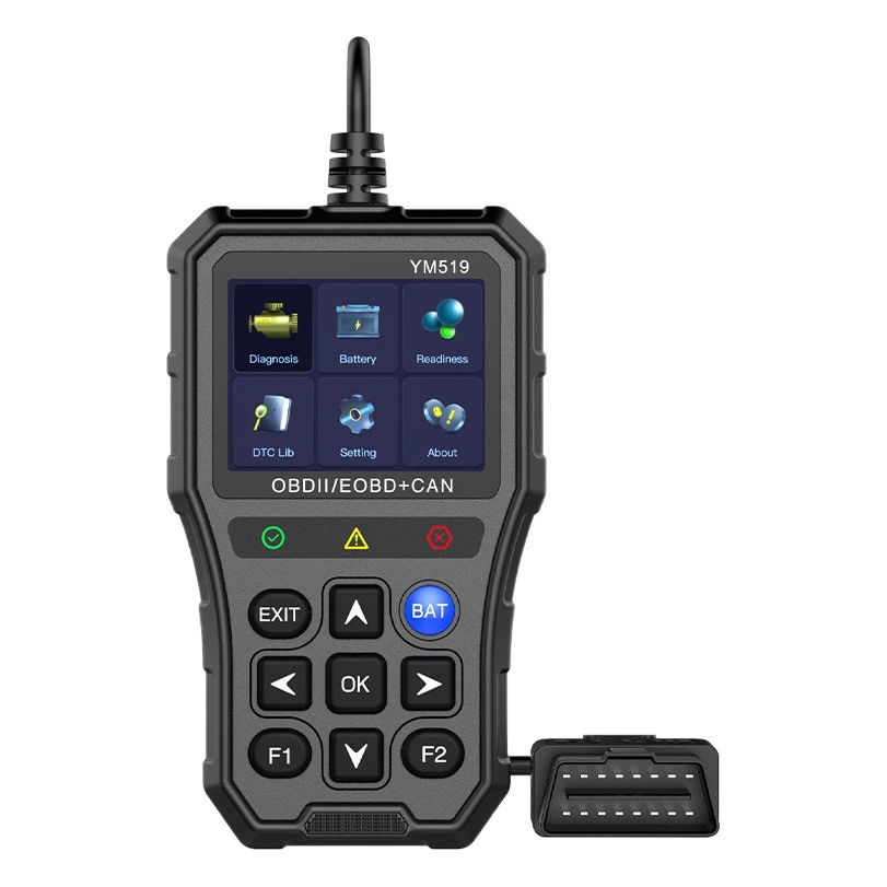 YM519 OBD детектор неисправностей автомобиля инструмент обнаружения двигателя автомобильный диагностический прибор считыватель кодов