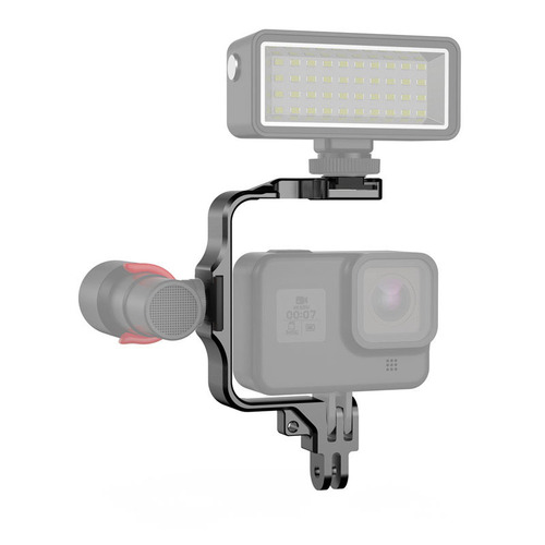 Gopro action camera cold shoe stand diving light holder action camera photography fill light mini stand