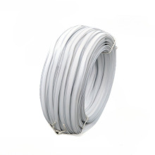 双芯包胶铁丝扁形扎线捆绑理束扎带鱼骨定位鼻梁条口罩扎条批发