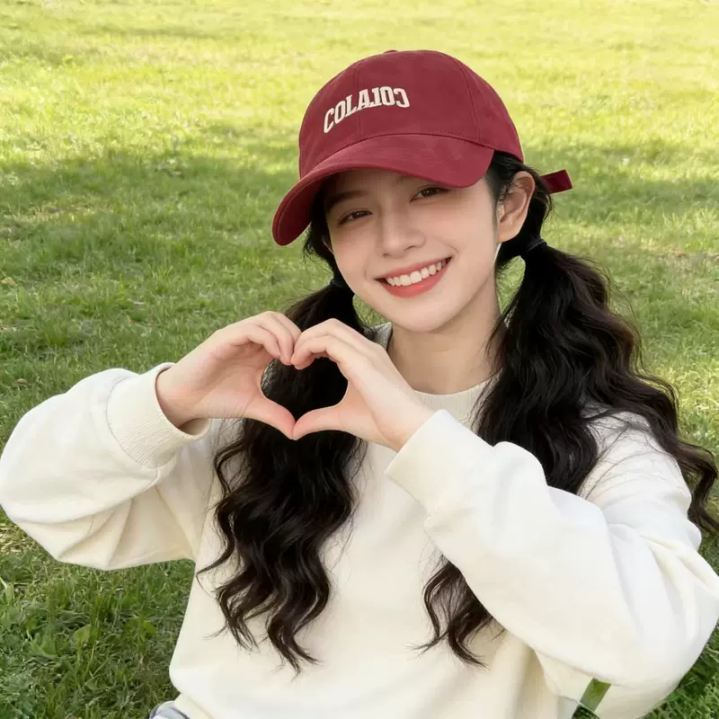 Summer baseball cap, hat, with embroidery, sun protection