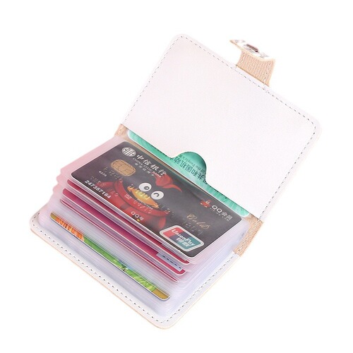 Card bag cute cartoon new multi-card slot anti-degaussing large capacity creative fashion compact card female anti-theft brush
