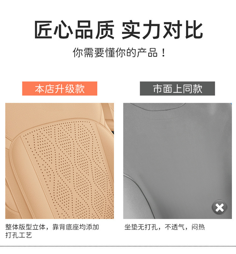 2026 New Geely Galaxy Star 6 Saddle Pad 360 Full-Coverage Car Seat Cushion Four-Season Seat Cover