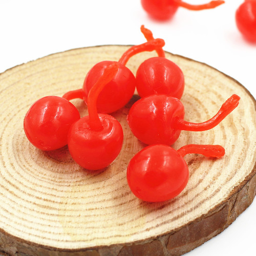 Simulation Food Play Small Number Cherry Mini Cherry Small Fruit DIY Material Resin Accessories Clay Cream Accessories