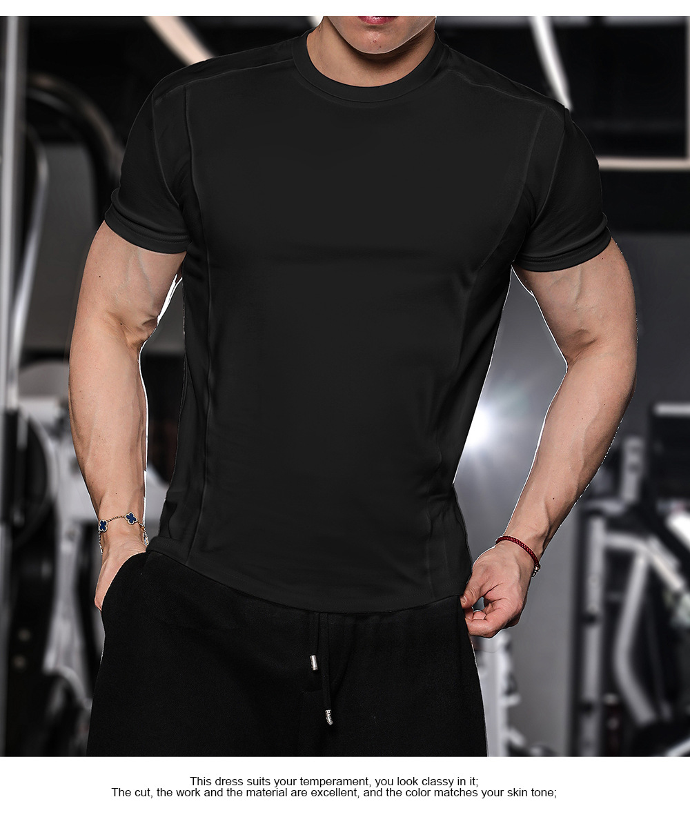 Herren Performance Trainings T-shirt Ultra Stretch Schnelltrocknend_voghion.com
