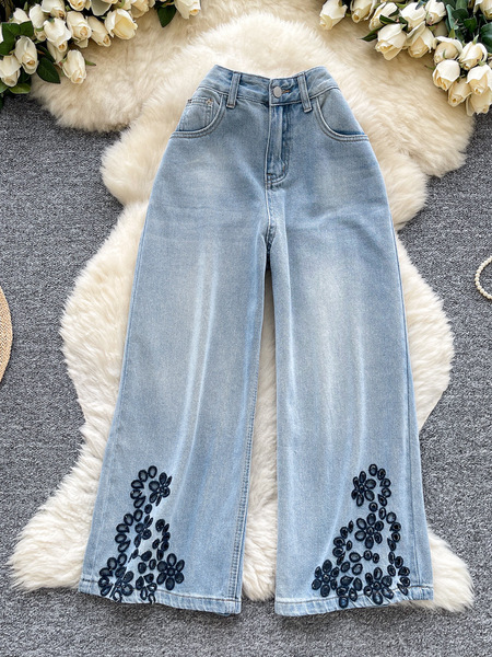 Ethnic retro jeans