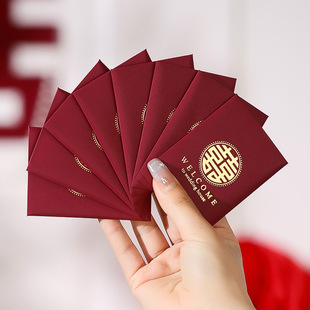 ✅Wedding mini red envelope wholesale small size door bar personality creative wedding door red envelope bag is