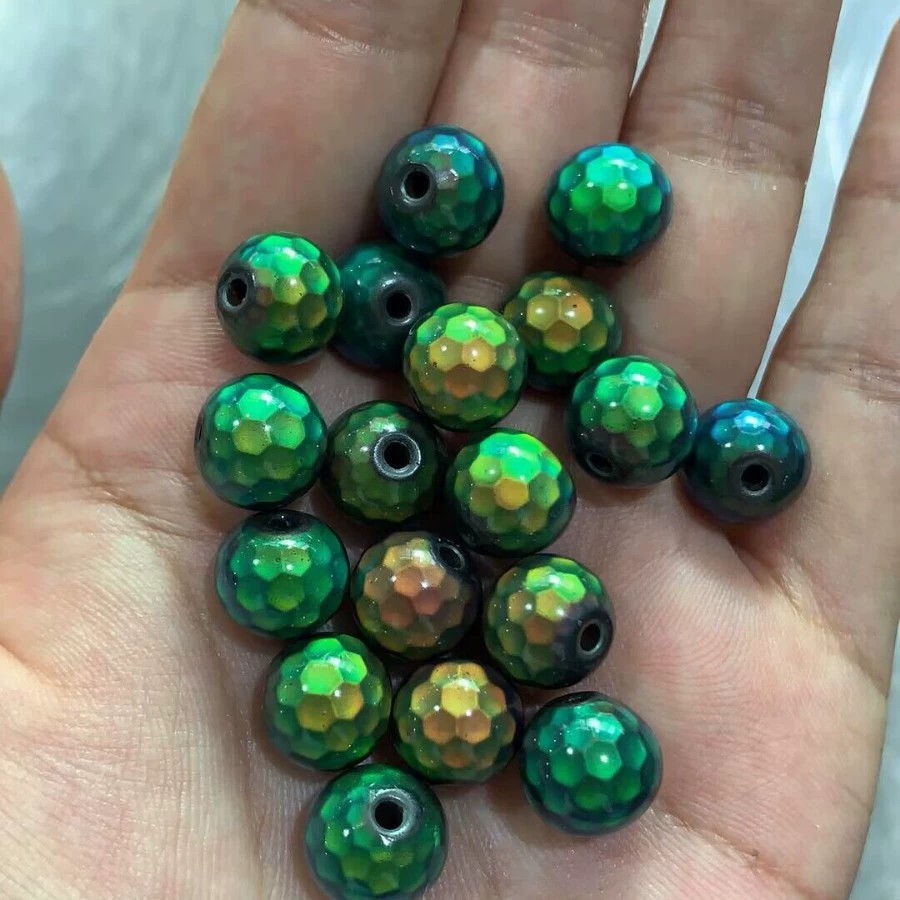 Эмоциональное настроение Температурные чувствительные бусины для изменения цвета Жидкокристаллические бусины для изменения цвета Черный желчный камень Магнитные бусины Бусины для изменения температуры