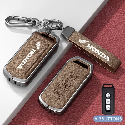 Motorcycle Sensor Key Cover Ns125La | Car key bag - standard-type-a-khaki-zinc-alloy-shell-hardware-bracelet