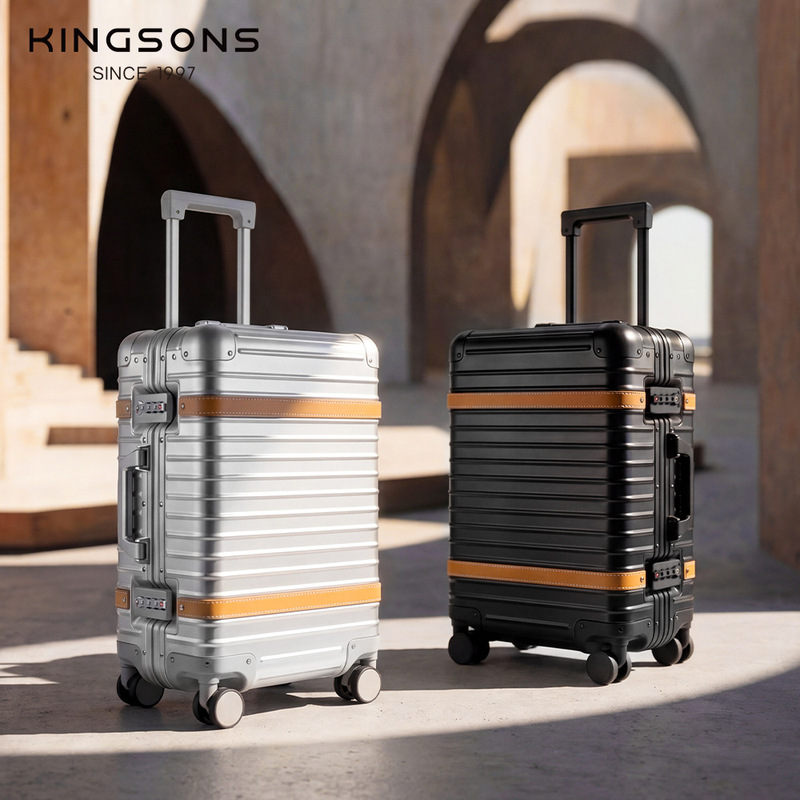 Customized Trolley Suitcase 20inch High-End Luggage with Aluminum Alloy Silent Universal Wheels for Airport Travel and Checked Baggage Customized Trolley Suitcase 20inch High-End Luggage with Aluminum Alloy Silent Universal Wheels for Airport Travel and Checked Baggage
