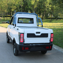 全封闭电动汽车载人载货  汽油两用四轮车双排皮卡 快速发货