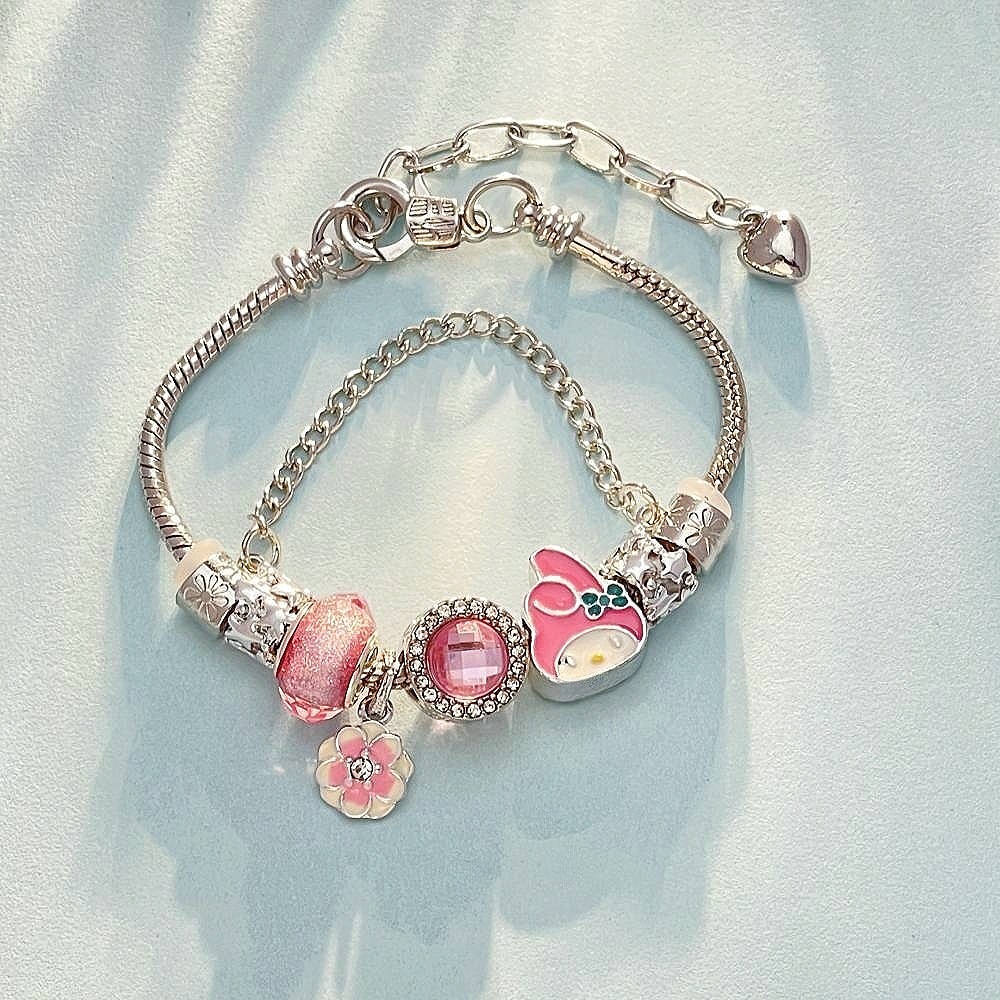 판지아 멜로디 핑크 팔찌