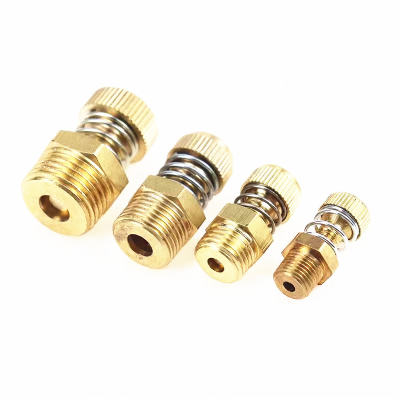 弹簧型调速消音器 外螺纹弹簧节流阀 金属消声器