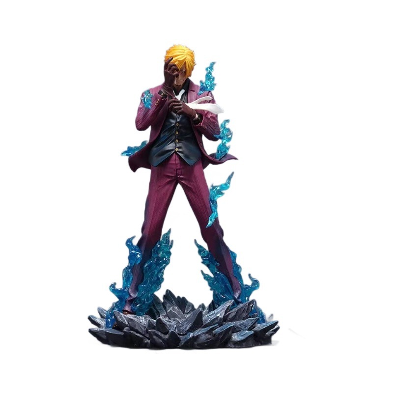 ワンピースGK天絵爆気山治香克特効シーンモデル置物箱入りフィギュア|undefined