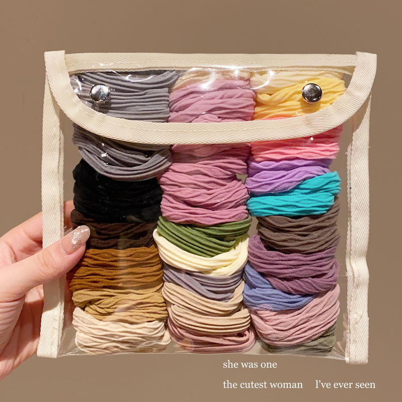 Wide High Ponytail Hair Tie for Women, Elastic Rubber Band, High Elasticity, Durable Hair Rope, Bun Hair Tie, Hair Accessory Wide High Ponytail Hair Tie for Women, Elastic Rubber Band, High Elasticity, Durable Hair Rope, Bun Hair Tie, Hair Accessory