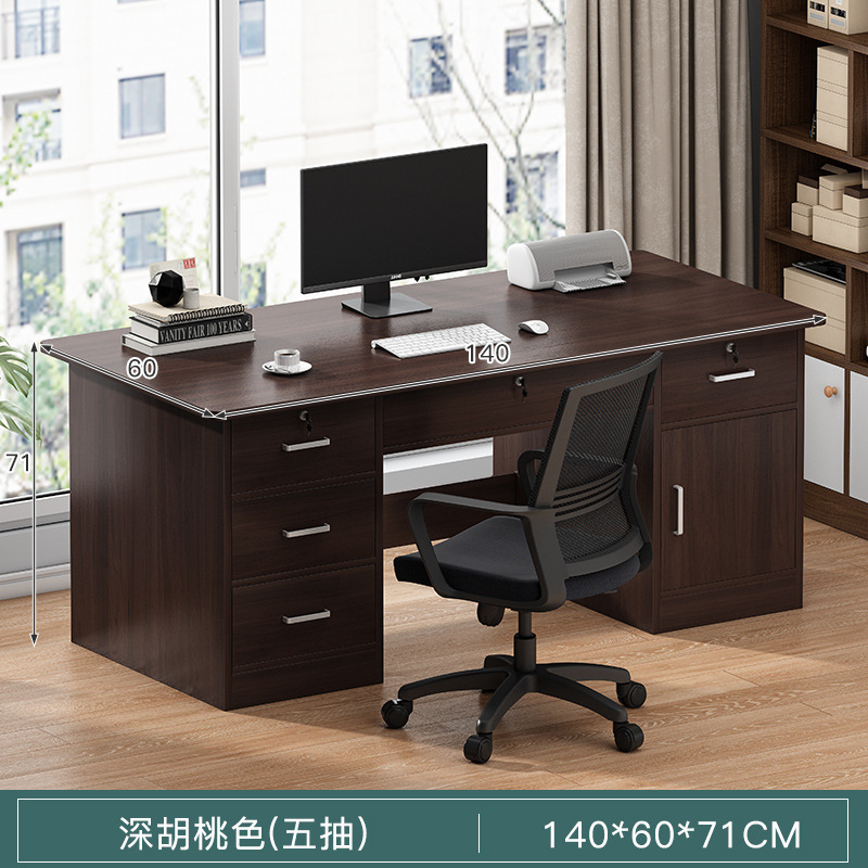 Escritorio para computadora Escritorio para hogar Escritorio simple Librería Escritorio integrado Dormitorio Apartamento pequeño Escritorio de aprendizaje de escritura para estudiantes