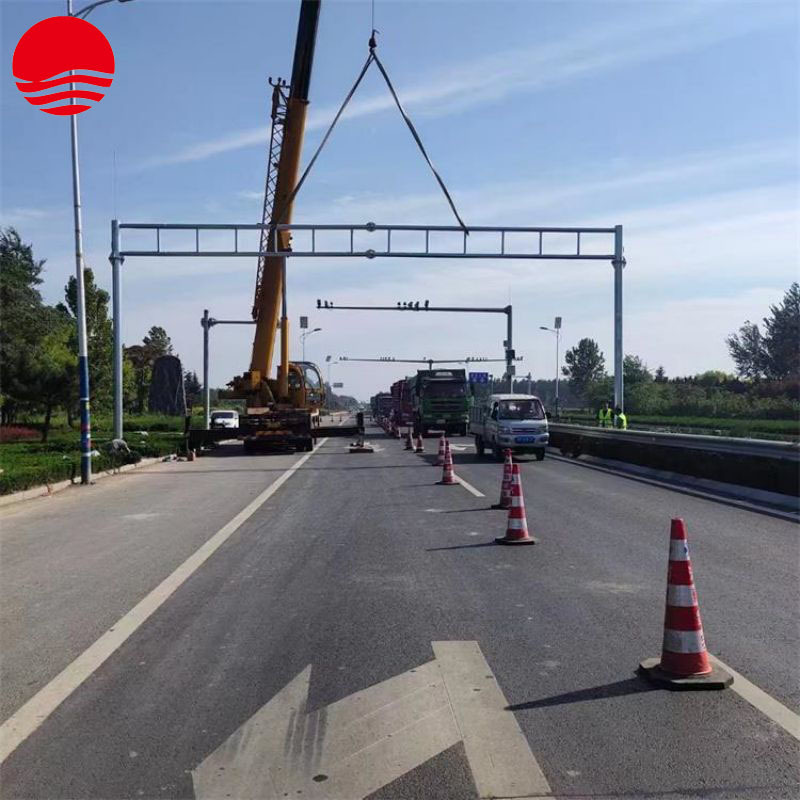 高邮厂家生产简易门架  ETC路跨 限高架 热镀锌防腐工艺 静电喷涂