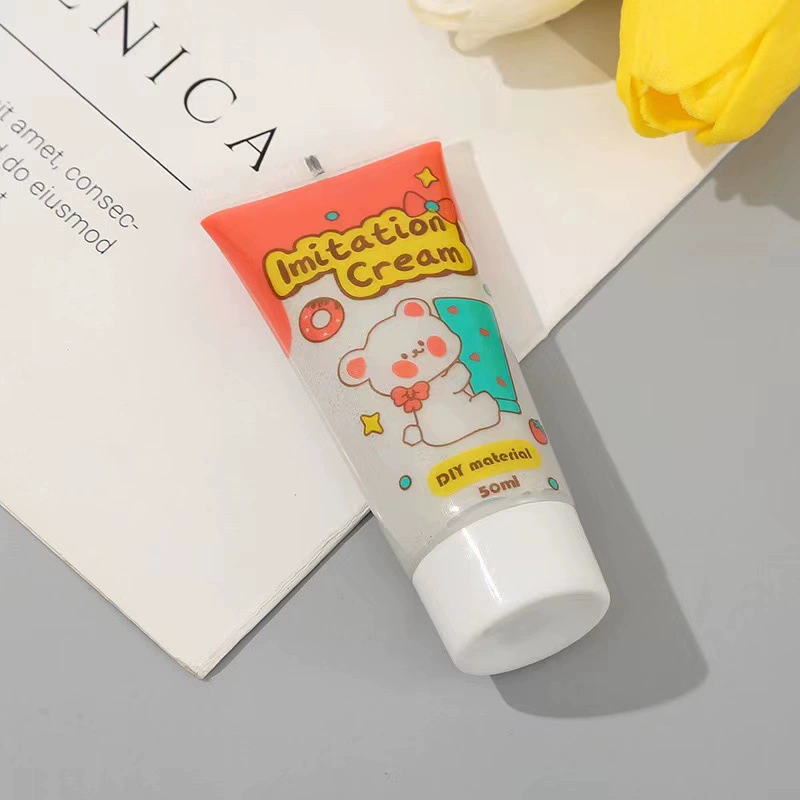 Крем‑паста (cream clay) 50 г для DIY, мягкая антифризная имитационная паста для декора чехлов