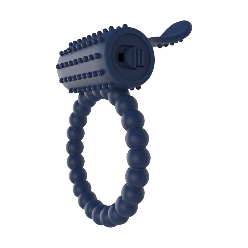 Juguetes adultos del sexo fábrica al por mayor de la masturbación masculina bloqueo esencia manga pene anillo vibración Cristal Silicona