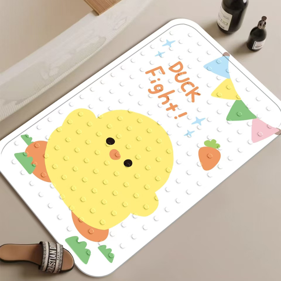 병아리 아기 흡입 컵 패드