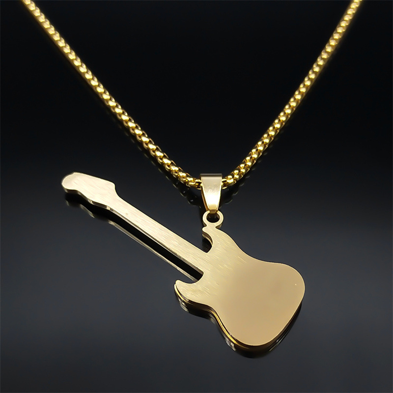 Guitar Pendant Necklace Image 3