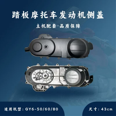Pedal Engine 43cm 12-Inch 729 Belt Cover Left Cover Side Cover Edge Cover Left Crankcase Cover Gy6-50/80 (Motorcycle engine and accessories)