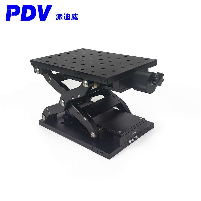 派迪威工厂价销售PT-SD410精密型手动升降台/位移台/铝制升降滑台