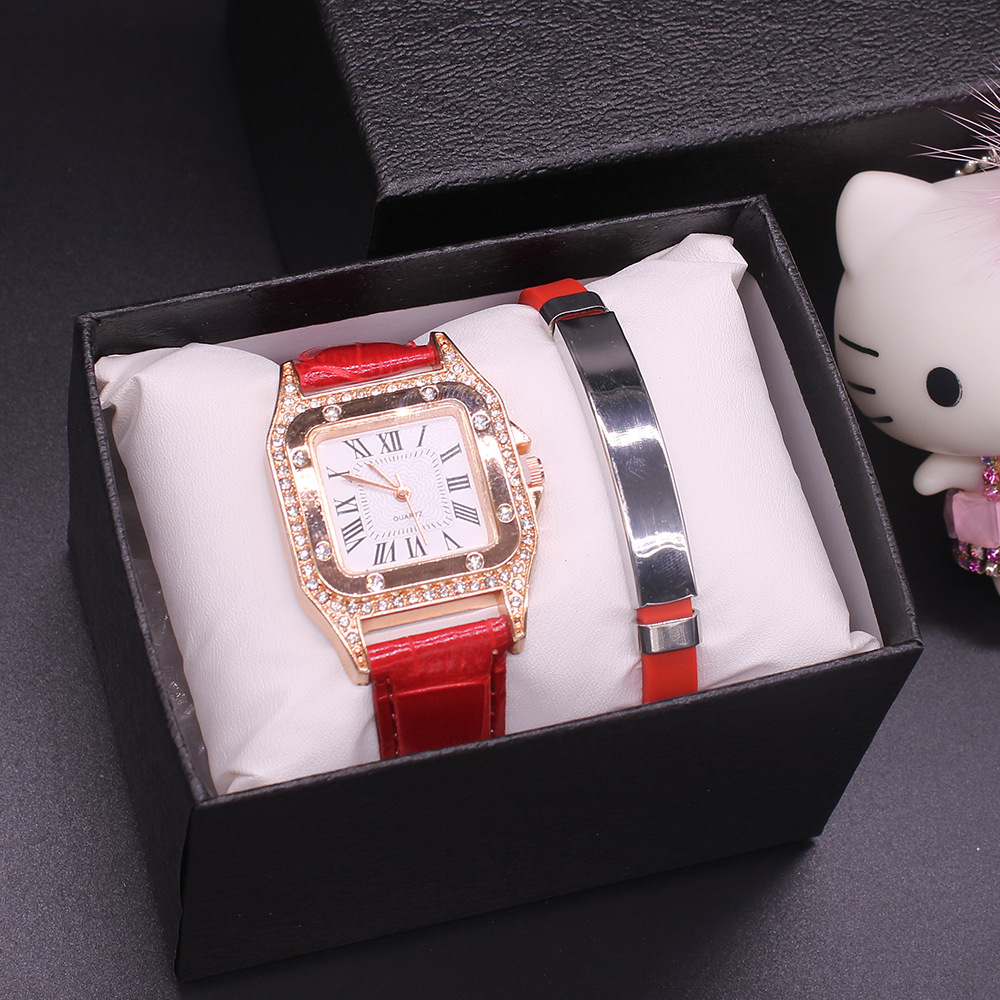 ladies watch 3pcs wrist watch bracelet b...