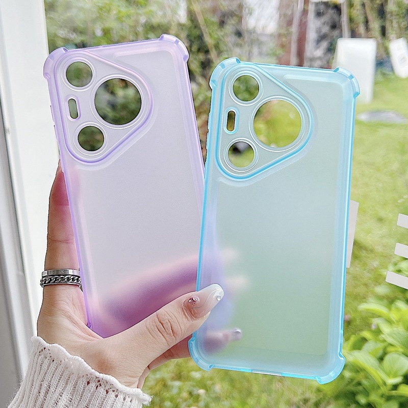 适用华为pura80pro手机壳magic6冰雾肤感mate60pro新款四角nova11|undefined