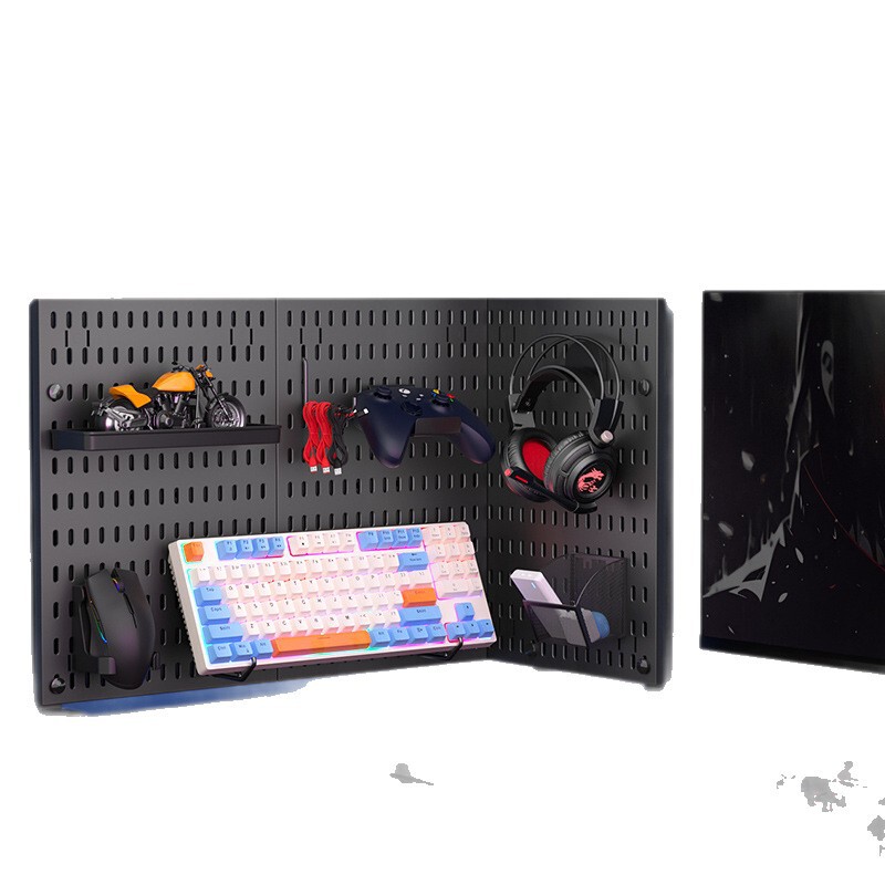 Desktop Space Perforated Board Office Storage Perforated Pegboard Vertical Shelf Workstation Rack Without Partitions Desktop Space Perforated Board Office Storage Perforated Pegboard Vertical Shelf Workstation Rack Without Partitions