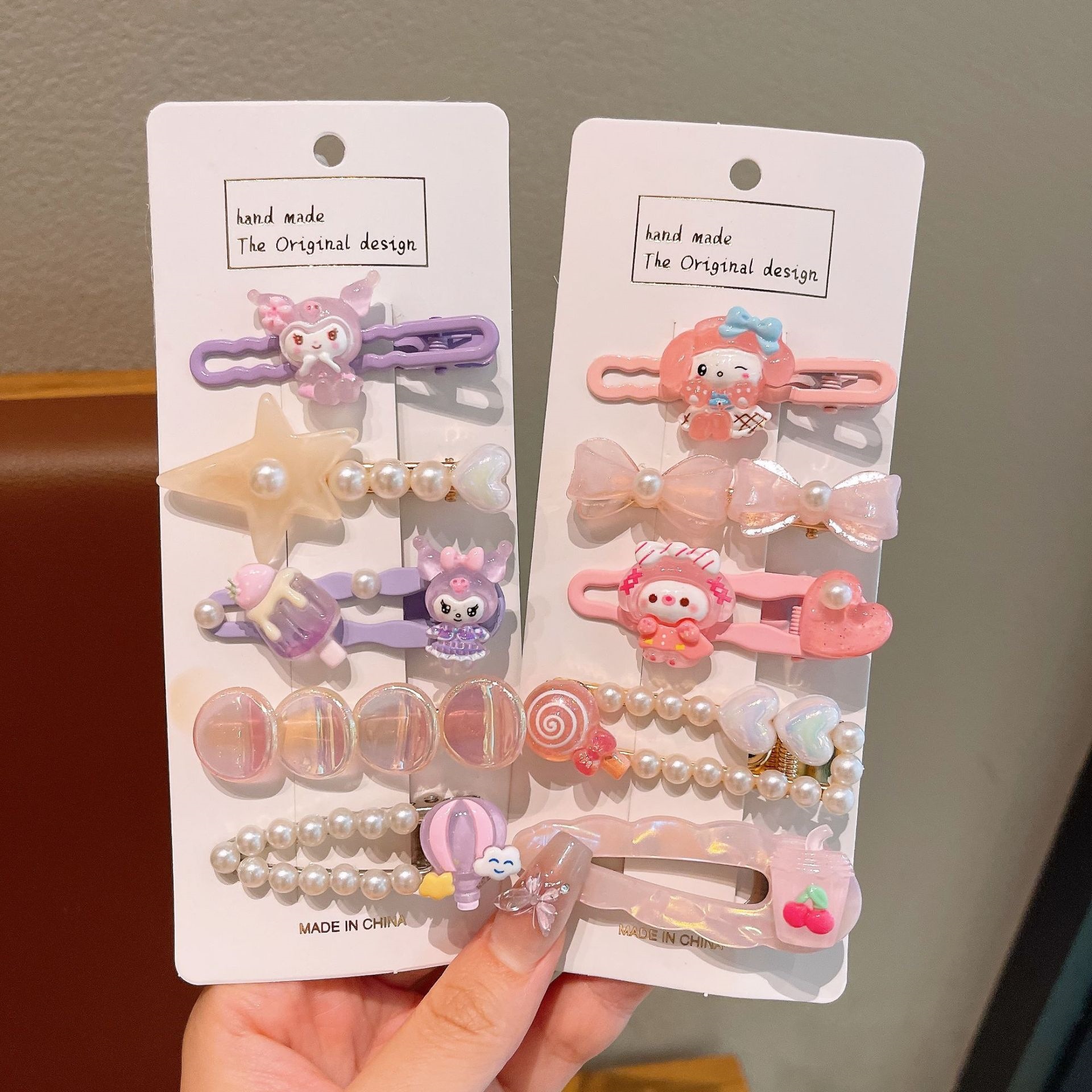 Dulce Kitty clip de cabello para niños mujeres estilo universal clip de frisa lateral clip de cabello de arco clip de cabello para niñas adornamiento para el cabello