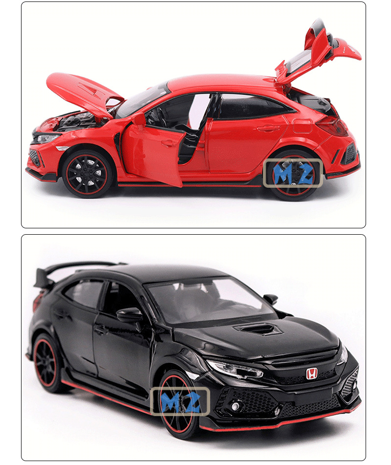 1:32 Alloy Car Model in White