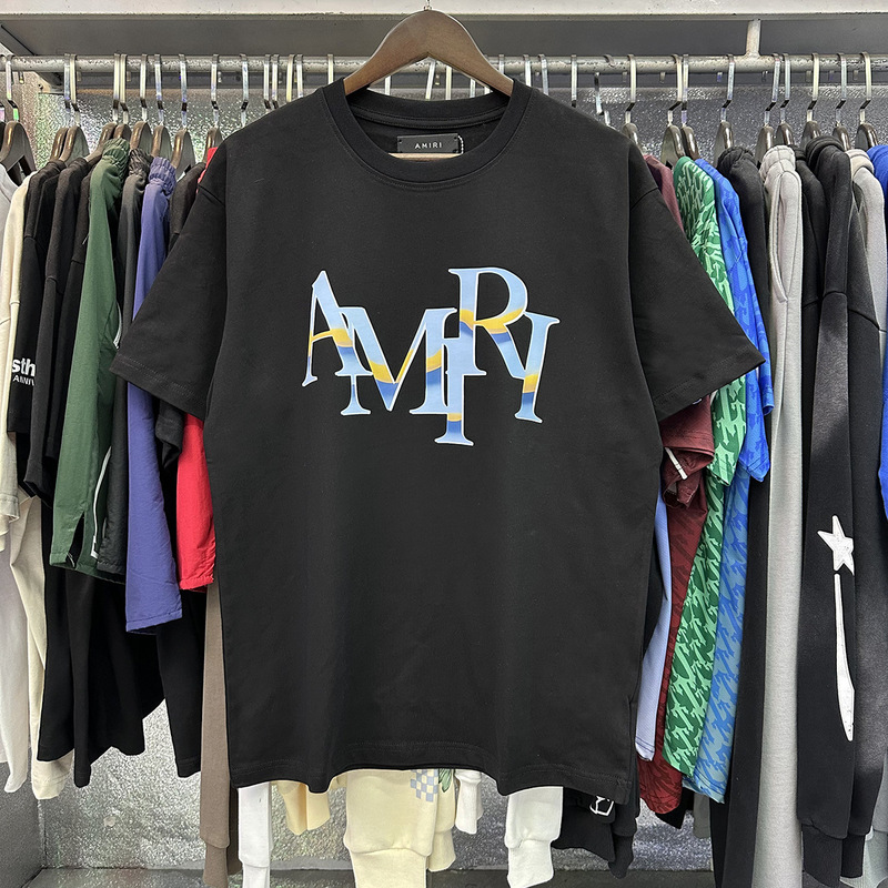 AM1R1 ICON小衆潮牌平和鳩アルファベットプリント丸首ゆるい半袖tシャツ男女カップル半袖|undefined